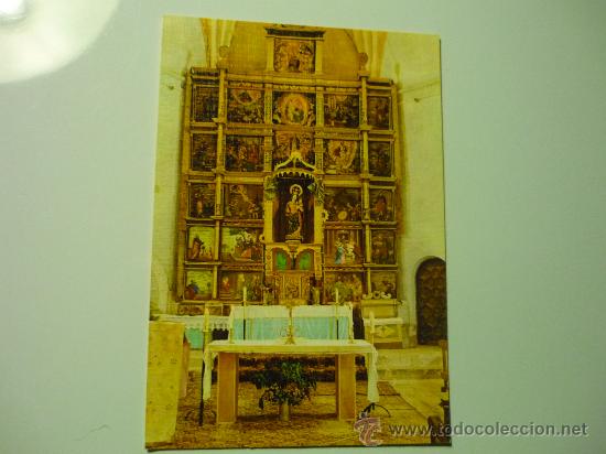 Postales: POSTAL ALBARRACIN -18 -ALTAR PATRONA STA.MARIA