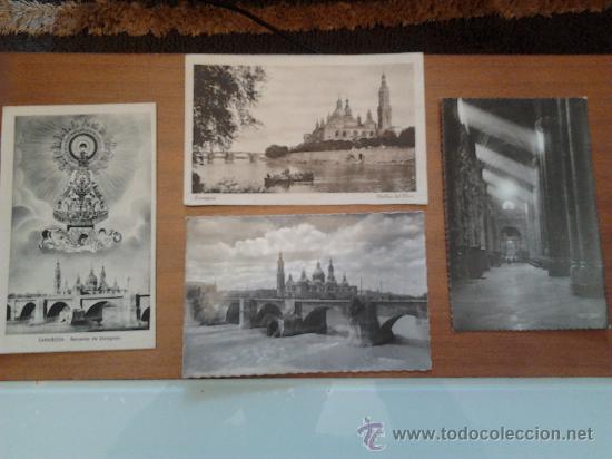 Postales: postales de zaragoza lote de 4 - Foto 1
