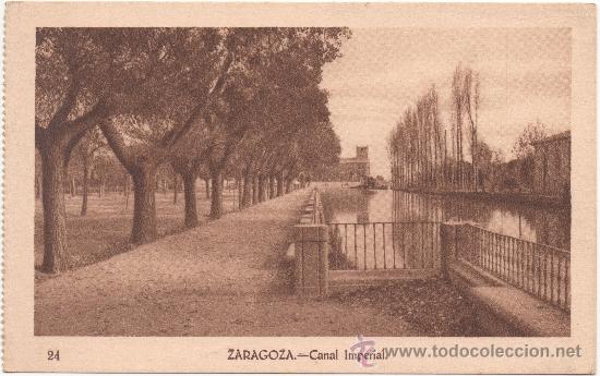 Postales: ZARAGOZA.- CANAL IMPERIAL. - Foto 1