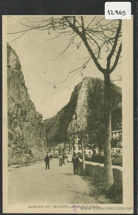 Postales: ALHAMA DE ARAGON - MONTA&Ntilde;A CORTADA  -ED. G. MA&Ntilde;AS - (12.865)