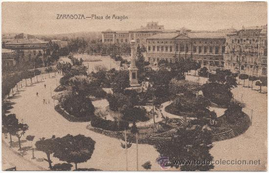 Postales: ZARAGOZA.- PLAZA DE ARAG&Oacute;N. - Foto 1