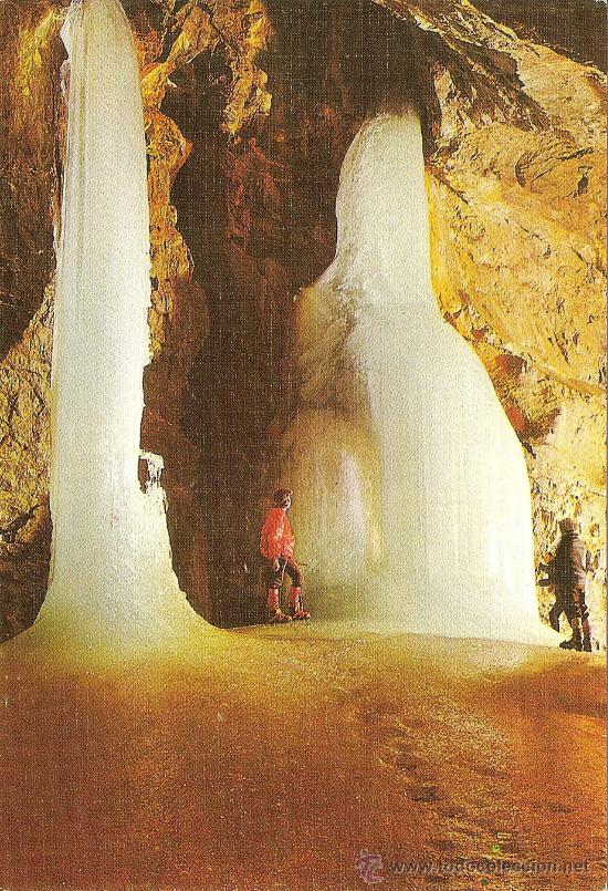 Postales: PARQUE NACIONAL DE ORDESA, GRUTA HELADA DE CASTERET - EDICIONES SICILIA - SIN CIRCULAR