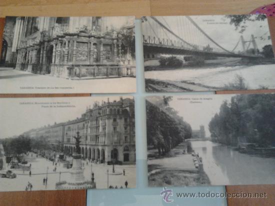 Postales: postales de zaragoza lote de 4 postales - Foto 1