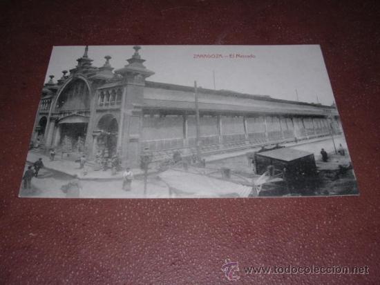 Postales: ZARAGOZA . EL MERCADO - 14X9 CM. - Foto 1
