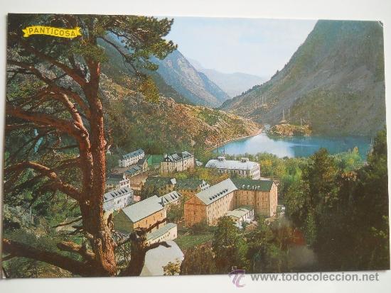Postales: POSTAL N&ordm; 45 FOURNIER FOTO PE&Ntilde;ARROYA PIRINEO ARAGONES - BALNEARIO DE PANTICOSA ( HUESCA ) CIRCULADA