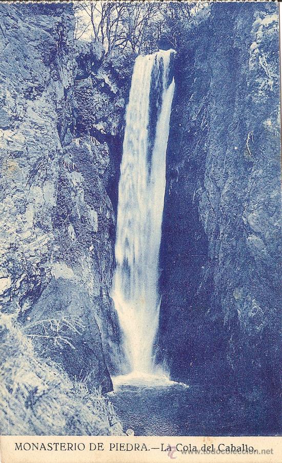 Postales: MONASTERIO DE PIEDRA, LA COLA DEL CABALLO - SIN CIRCULAR - Foto 1