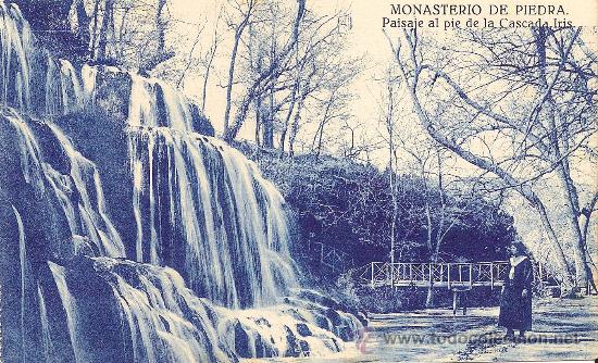 Postales: MONASTERIO DE PIEDRA, PAISAJE AL PIE DE LA CASCADA IRIS - SIN CIRCULAR