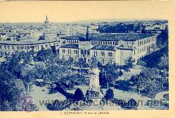 Postales: Zaragoza - Postal Plaza de Castelar - Foto 1