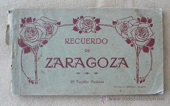 Postales: RECUERDO DE ZARAGOZA, BLOC DE TARJETAS POSTALES - Foto 1