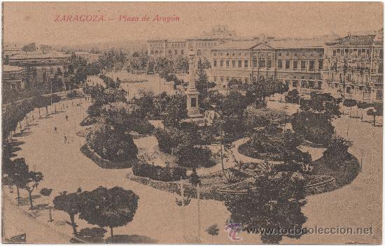 Postales: ZARAGOZA.- PLAZA DE ARAG&Oacute;N. - Foto 1