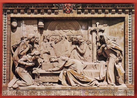 Postales: postal entrada - mausoleo amantes de teruel - numerada - donativo 50 ptas - a&ntilde;os 60