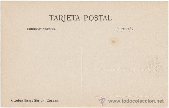 Postales: ZARAGOZA.- MONUMENTO &Aacute; LOS M&Aacute;RTIRES. - Foto 2