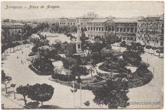 Postales: ZARAGOZA.- PLAZA DE ARAG&Oacute;N. - Foto 1