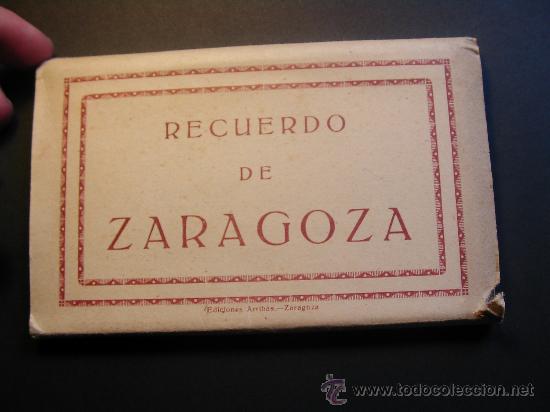 Postales: Deplegable de Zaragoza. 19 postales. - Foto 1