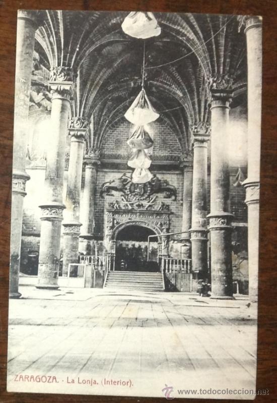 Postales: ZARAGOZA. LA LONJA. (INTERIOR) - Foto 1