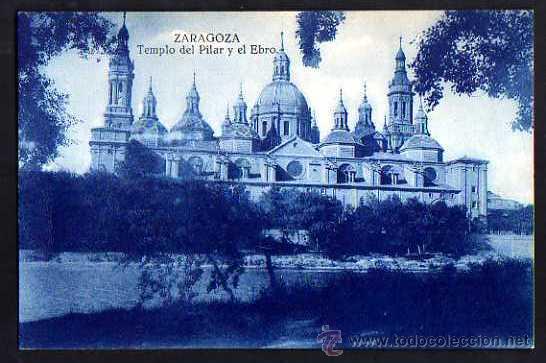 Postales: Antigua postal de Zaragoza. No circulada. - Foto 1