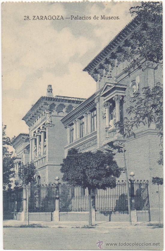 Postales: ZARAGOZA.- PALACIOS DE MUSEOS. - Foto 1