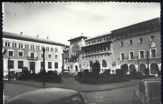 Postales: TERUEL.- PLAZA DE ESPA&Ntilde;A