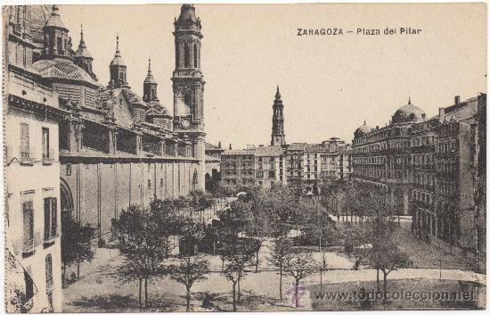 Postales: ZARAGOZA.- PLAZA DEL PILAR. - Foto 1