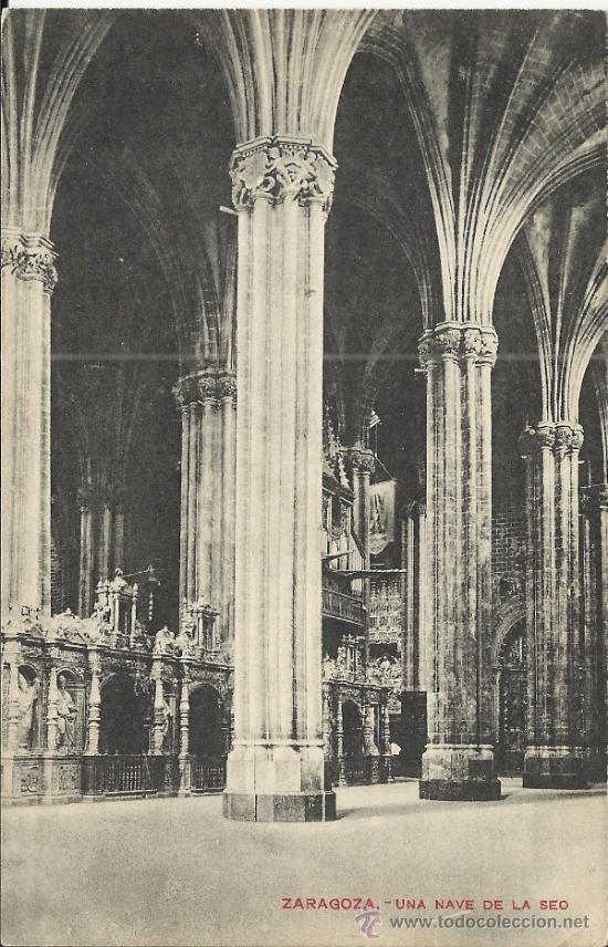 Postales: ZARAGOZA LA SEO SIN ESCRIBIR - Foto 1