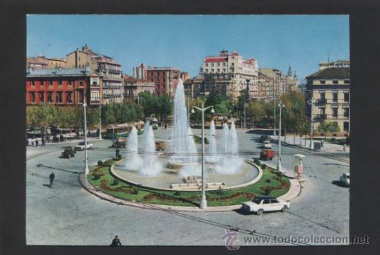 Postales: Zaragoza *Plazas...* Ed. Arribas n&ordm; 2017. Escrita. - Foto 1