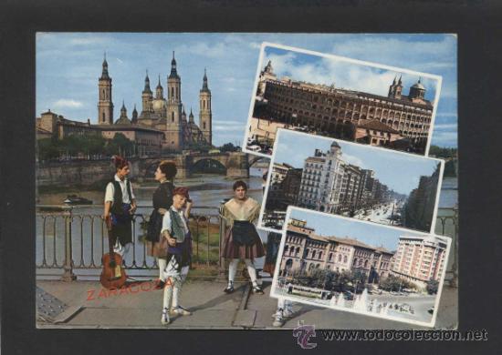 Postales: Zaragoza. Ed. Arribas n&ordm; 2170. Circulada. - Foto 1