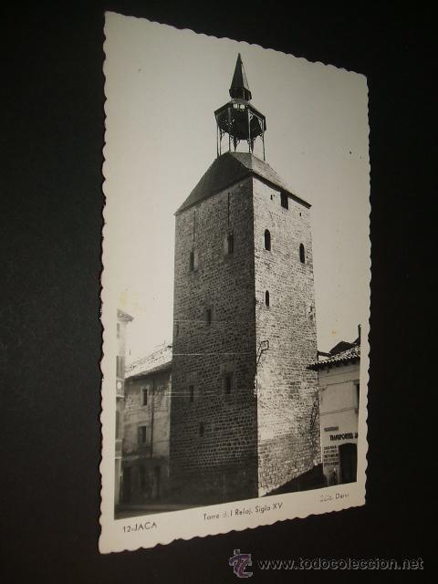 Postales: JACA HUESCA TORRE DEL RELOJ SIGLO XV - Foto 1