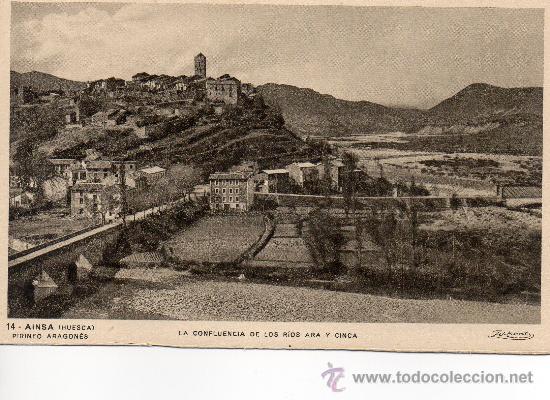 Postales: ainsa. 14 confluencia ara y cinca. zerkowitz - Foto 1
