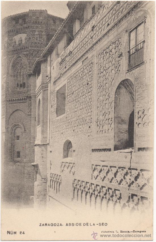 Postales: ZARAGOZA.- &Aacute;BSIDE DE LA SEO. - Foto 1