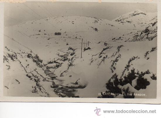 Postales: candanchu. 15 rio aragon