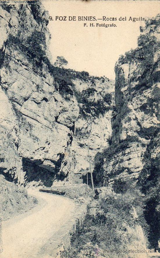Postales: foz de binies. 9 rocas del aguila