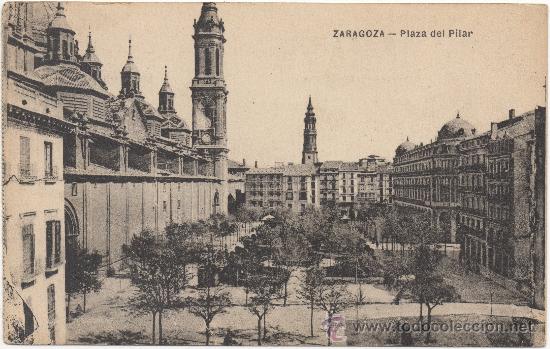 Postales: ZARAGOZA.- PLAZA DEL PILAR. - Foto 1