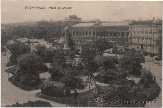 Postales: ZARAGOZA.- PLAZA DE ARAG&Oacute;N. - Foto 1