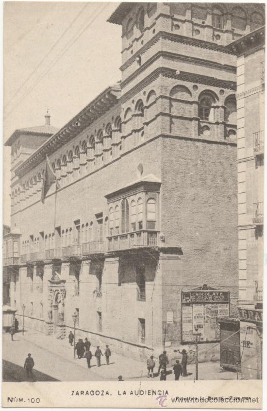 Postales: ZARAGOZA.- LA AUDIENCIA. - Foto 1