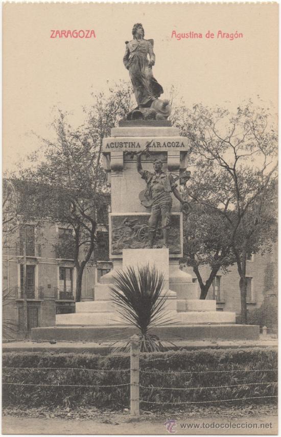 Postales: ZARAGOZA.- AGUSTINA DE ARAG&Oacute;N. - Foto 1