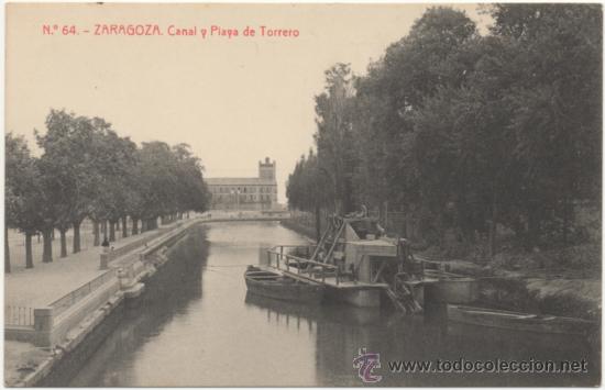 Postales: ZARAGOZA.- CANAL Y PLAYA DE TORRERO. - Foto 1
