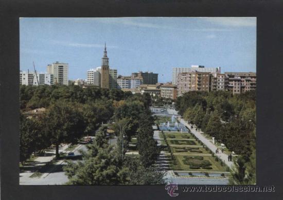Postales: Zaragoza *Parque...* Ed. Perla n&ordm; 2715. Nueva. - Foto 1
