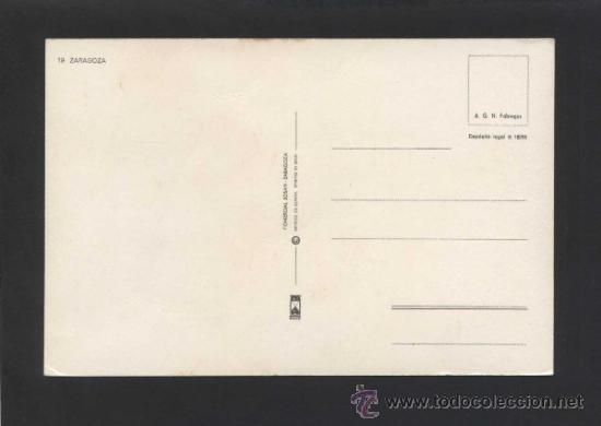 Postales: Zaragoza. Ed. Raker  n&ordm; 19. Nueva. - Foto 2