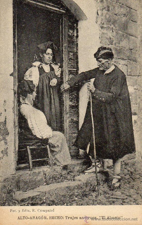 Postales: hecho. trajes antiguos, el abuelo. e r compair&eacute; - Foto 1