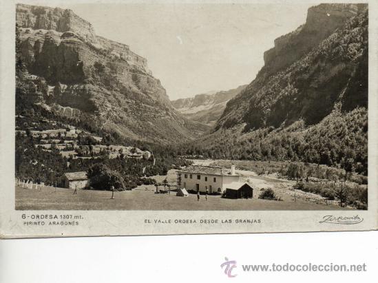 Cartoline: ordesa. 6 valle desde las granjas. zerkowitz