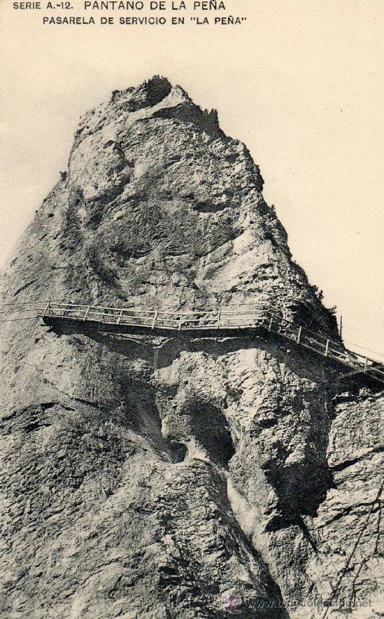 Postales: pantano de la pe&ntilde;a. a-12. hauser y menet - Foto 1