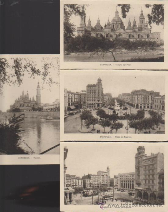 Postales: Zaragoza.- Lote de 4 postales. - Foto 1