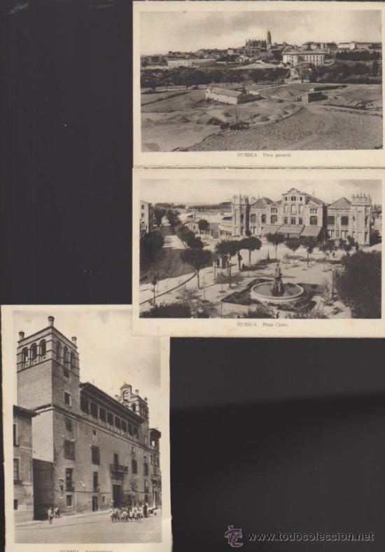 Postales: Huesca.- Lote de 3 postales. - Foto 1