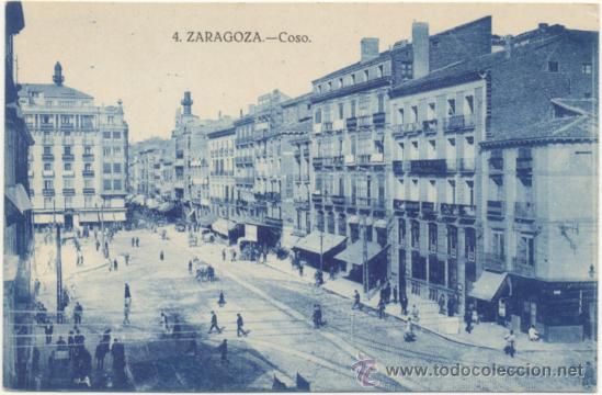 Postales: ZARAGOZA.- COSO. - Foto 1