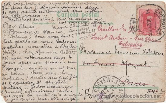 Postales: ZARAGOZA.- LAS DOS CATEDRALES. (C.1920). - Foto 2