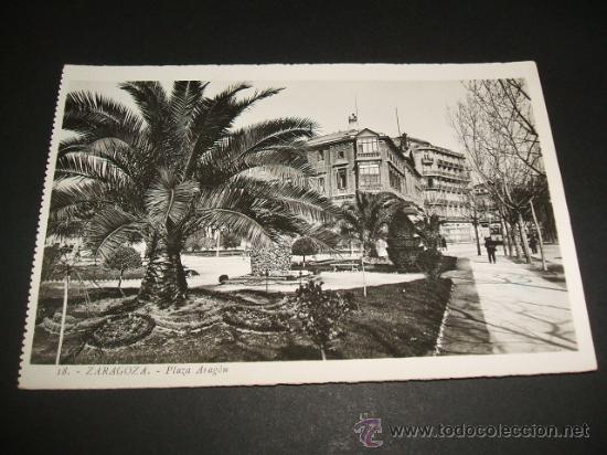 Postales: ZARAGOZA PLAZA ARAGON - Foto 1