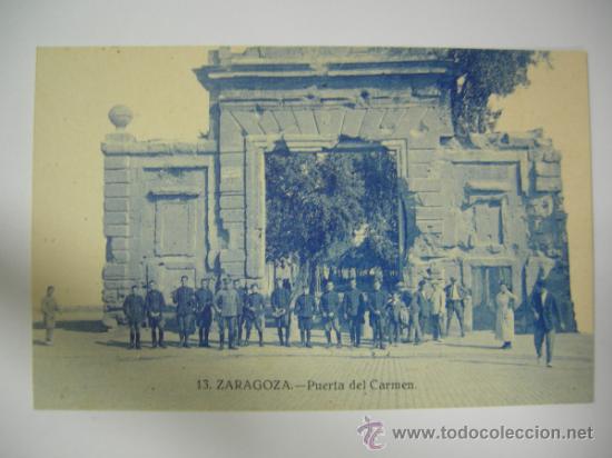 Postales: POSTAL DE ZARAGOZA - PUERTA DEL CARMEN - Foto 1