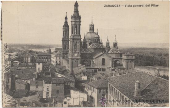 Postales: ZARAGOZA.- VISTA GENERAL DEL PILAR. - Foto 1