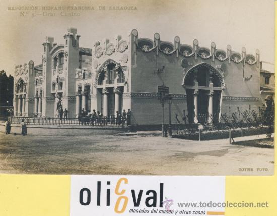 Postales: POSTAL-ZARAGOZA-5 EXPOSICION HISPANO-FRANCESA-GRAN CASINO- COYNE -P-01628