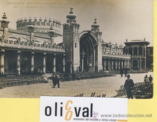 Postales: POSTAL-ZARAGOZA-3 EXPOSICION HISPANO-FRANCESA-PALACIO ALIMENTACION- COYNE -P-01631